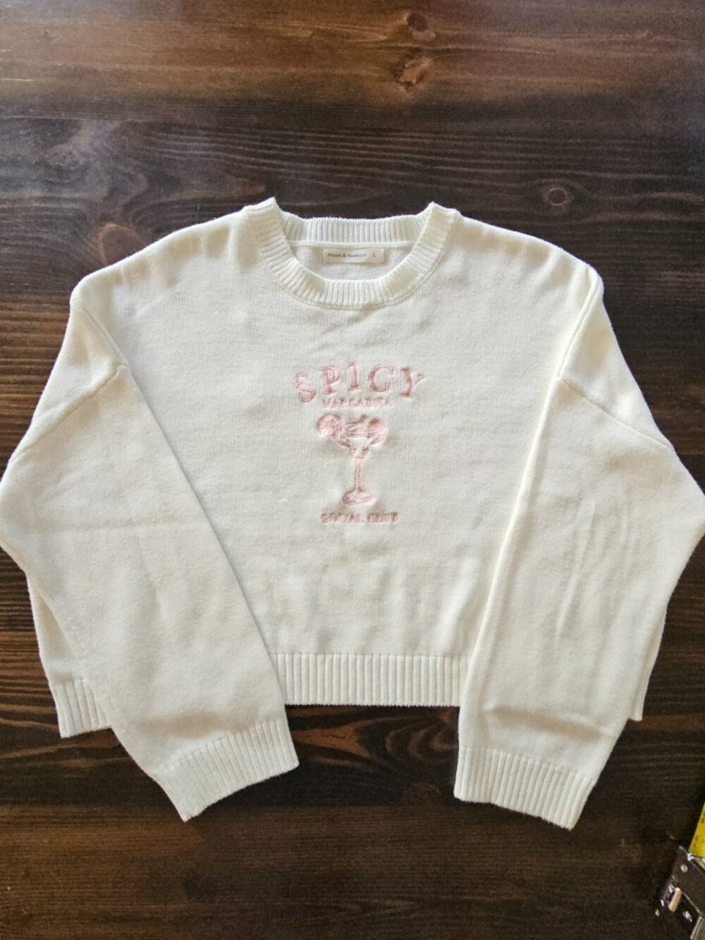Moon & Madison “Spicy Margarita Social Club” Sweater – Size L